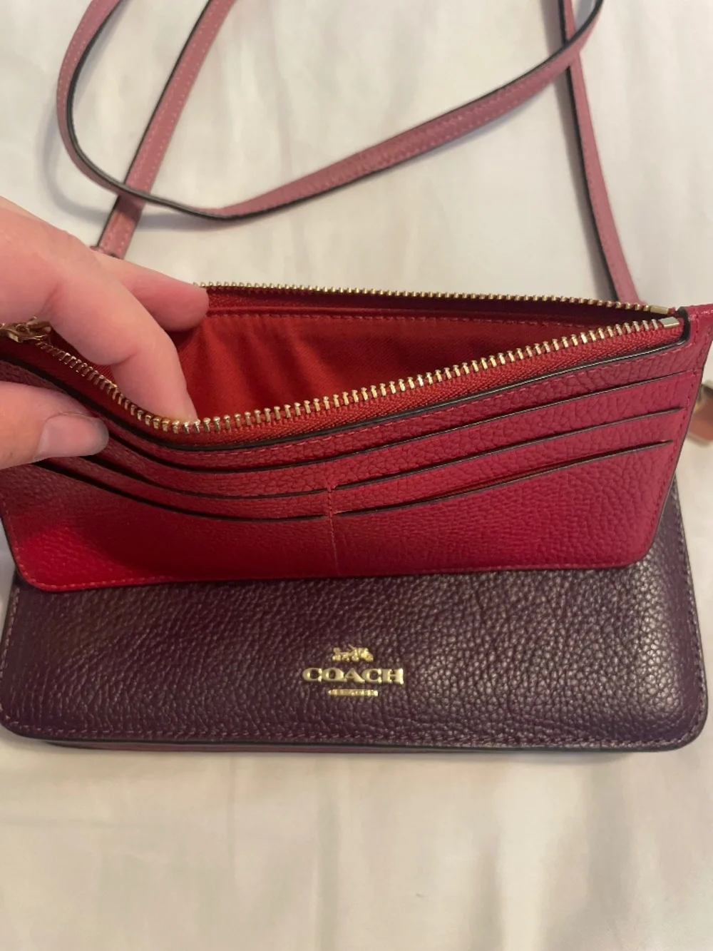 Coach Noa Pop-Up Messenger Pink/Purple